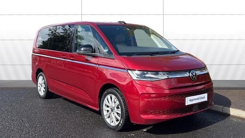 Red Used 2023 VW Multivan Style Van | £46,085 (Fair price) - Image 1/3