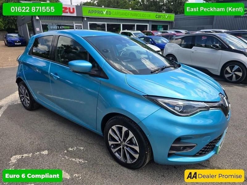 Blue Used 2021 Renault Zoe GT-Line Hatchback | £9,499 (Fair price) - Image 1/4