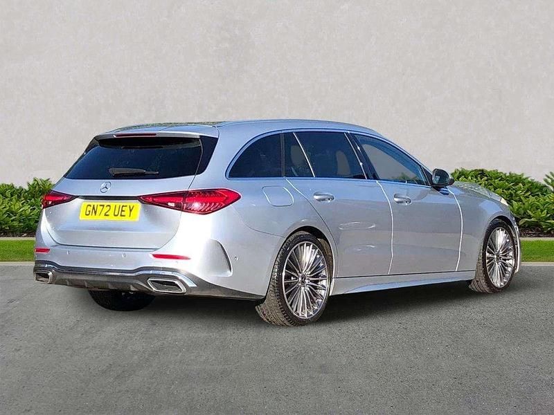 Used Mercedes C220 AMG Line Premium 2022 Silver Estate