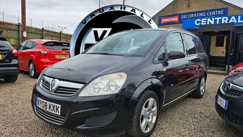 Black Used 2008 Vauxhall Zafira Club MPV | £2,295 (Fair price) - Image 1/1