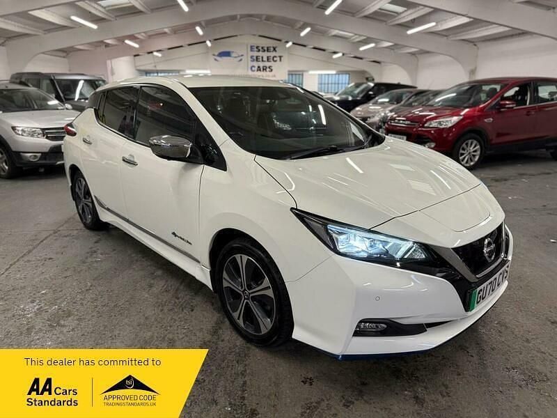 Used Nissan Leaf Tekna 160 kW (218 HP) 2020 White Hatchback
