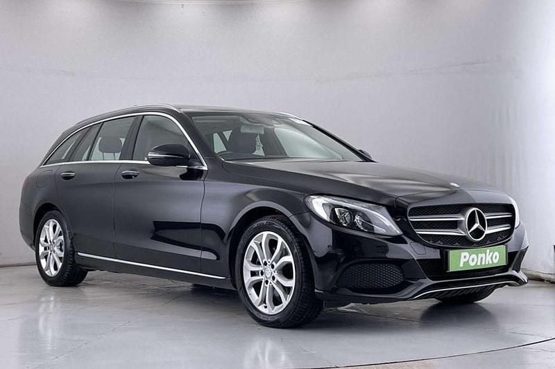 Black Used 2015 Mercedes C200 Premium Estate | £10,440 (Fair price) - Image 1/1