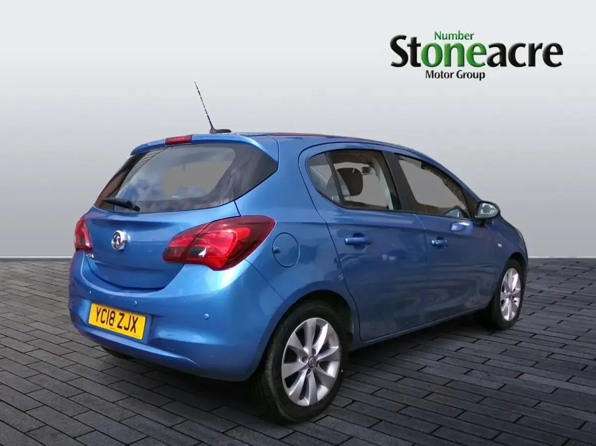 Used Vauxhall Corsa 75 HP (55 kW) 2018 Blue Hatchback