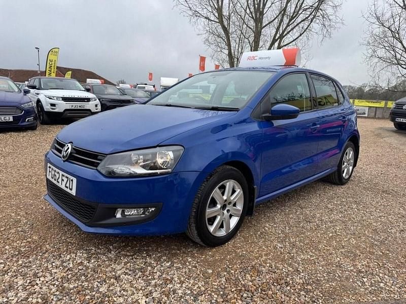 Used VW Polo Match 85 HP (62 kW) 2012 Blue Hatchback