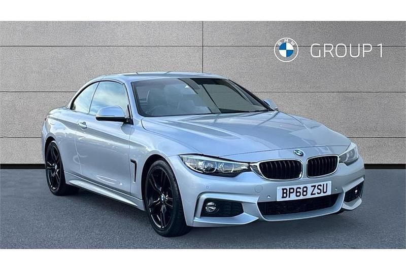 Glacier silver Used 2018 BMW 430 Cabriolet M Sport Cabriolet | £19,975 (Fair price) - Image 1/4