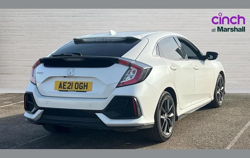 Used Honda Civic SR 126 HP (92 kW) 2021 Pearl  platinum white  Hatchback