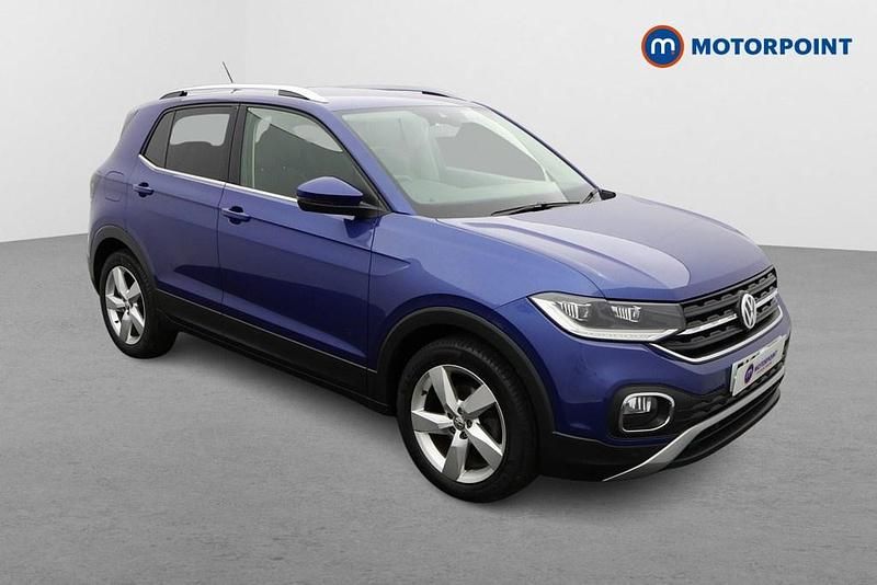 Blue Used 2020 VW T-Cross SEL SUV | £15,149 (Good price) - Image 1/4