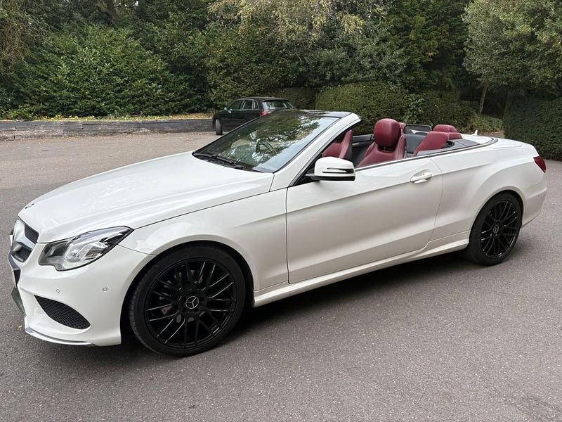 Used Mercedes E250 AMG 2014 White Cabriolet