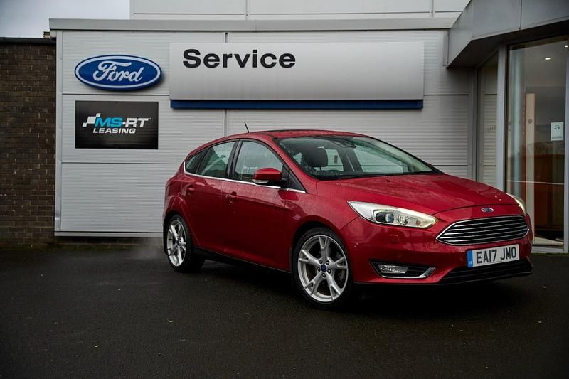 Red Used 2017 Ford Focus Titanium X Hatchback | £11,495 (Good price) - Image 1/4
