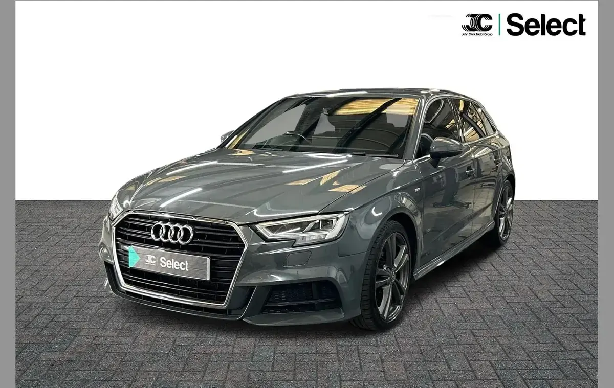 Used Audi A3 S-Line 187 HP (137 kW) 2016 Grey Hatchback