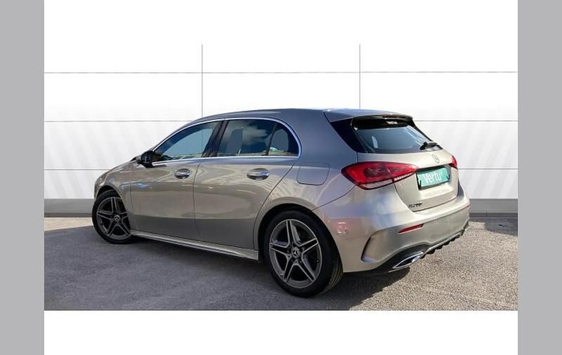 Used Mercedes A200 AMG Line Premium 163 HP (119 kW) 2019 Blue Hatchback