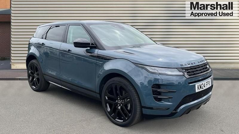Tribeca blue metallic Used 2024 Land Rover Range Rover evoque HSE Dynamic Hatchback | £37,568 (Expensive) - Image 1/1