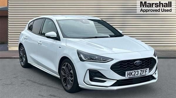 White Used 2023 Ford Focus ST-Line X Hatchback | £17,950 (Fair price) - Image 1/4