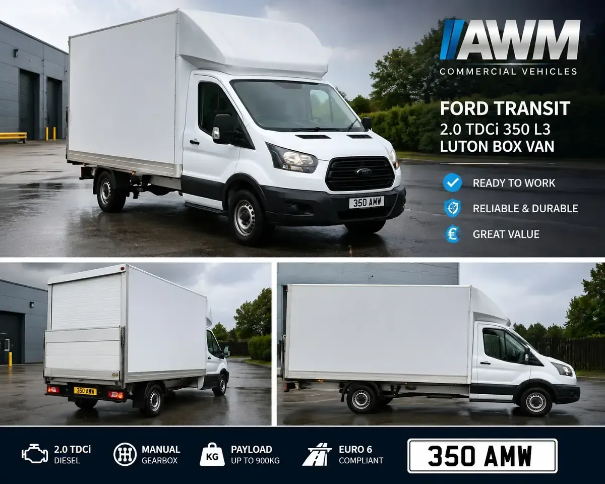 Used Ford Transit 170 HP (125 kW) 2017 White Cabriolet