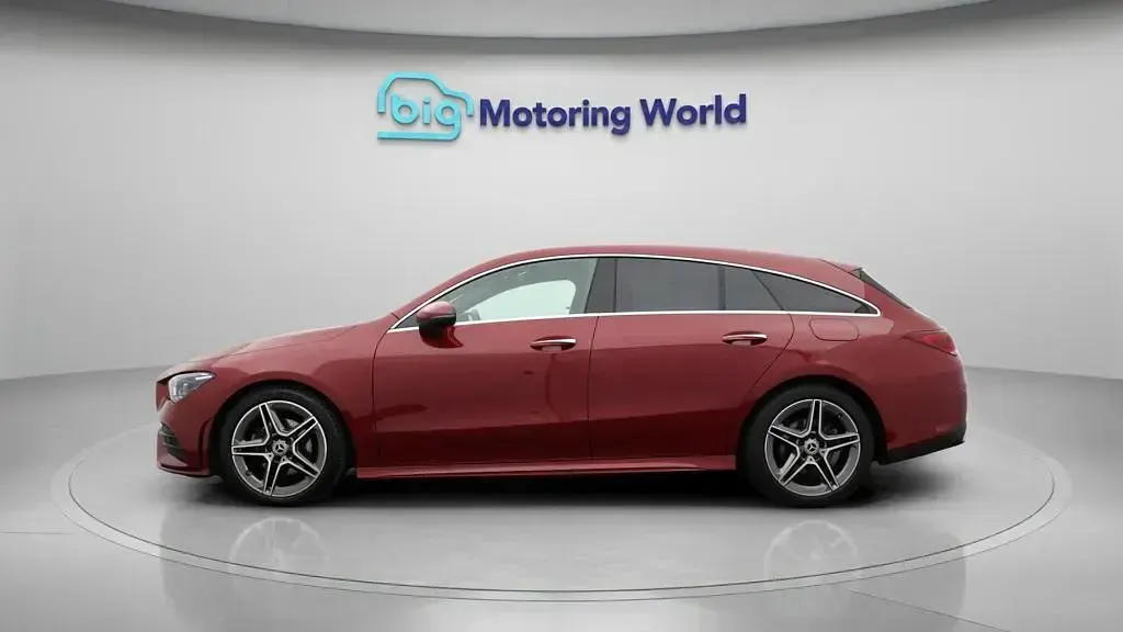 Used Mercedes CLA180 Shooting Brake AMG line 136 HP (100 kW) 2022 Red Estate