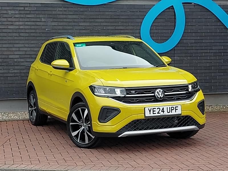 Used VW T-Cross R-line 115 HP (84 kW) 2024 Yellow SUV