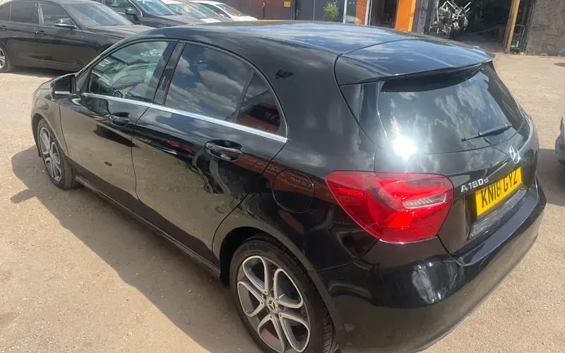 Used Mercedes A180 Sport Edition 109 HP (80 kW) 2018 Black Hatchback