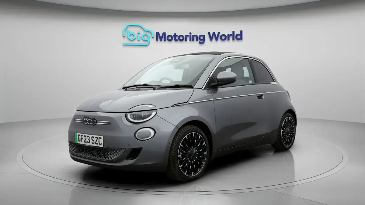 Used Fiat 500e La Prima 86 kW (118 HP) 2023 Grey Cabriolet