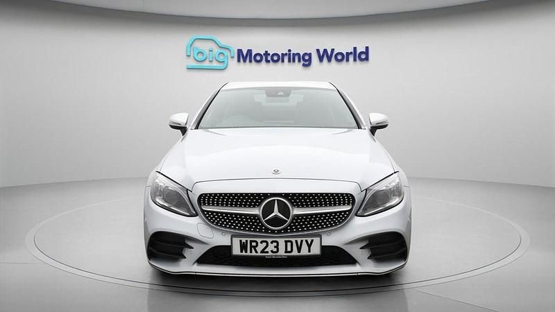 Used Mercedes C200 AMG line 198 HP (145 kW) 2023 Silver Coupe