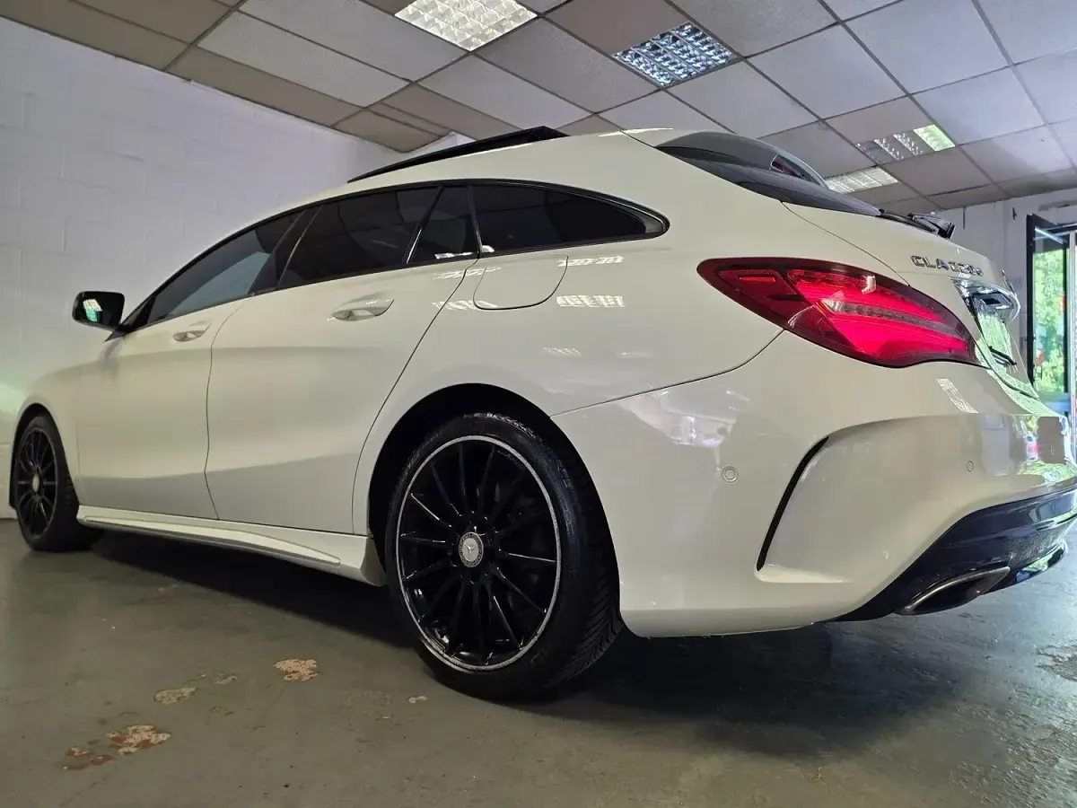 Used Mercedes CLA220 AMG line 177 HP (130 kW) 2017 White Coupe