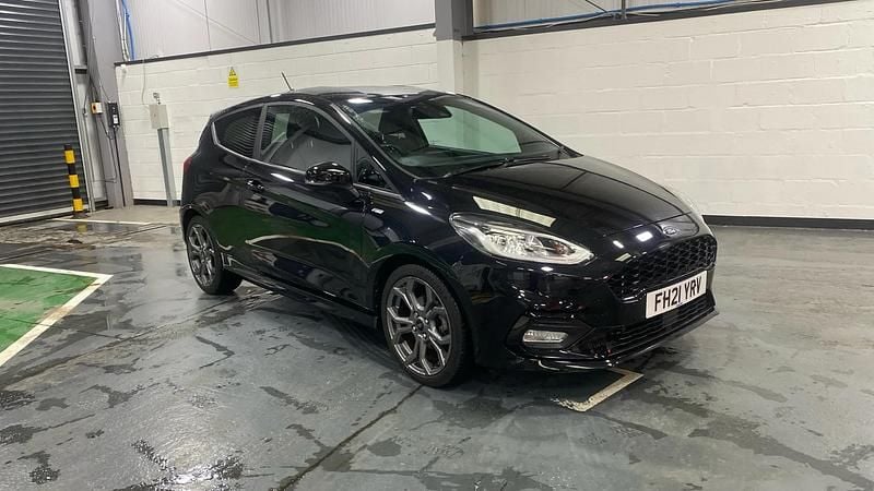 Black Used 2021 Ford Fiesta ST-Line Hatchback | £12,798 (Fair price) - Image 1/4