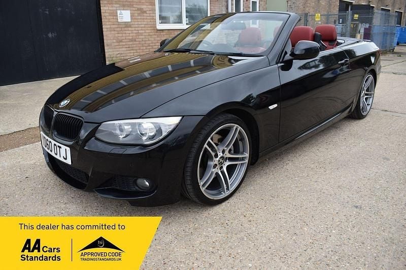 Used BMW 330 Cabriolet M Sport 2010 Black Cabriolet