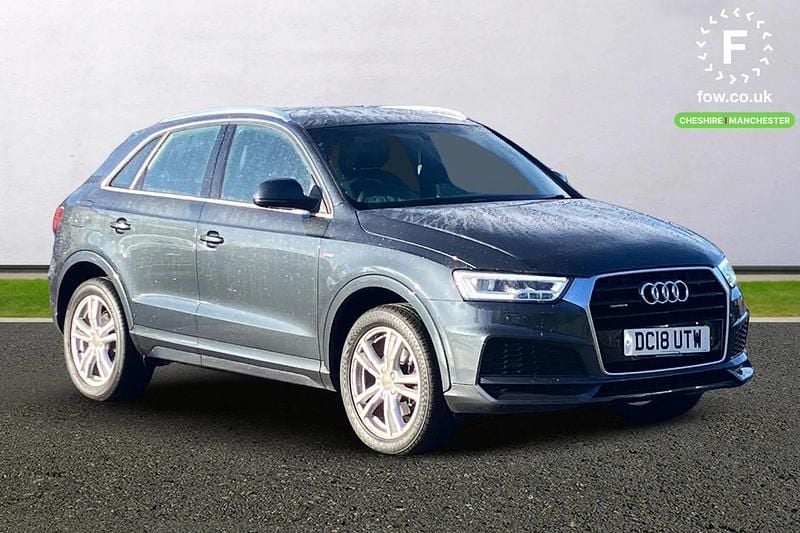 Grey Used 2018 Audi Q3 S-Line SUV | £15,499 (Super price) - Image 1/3