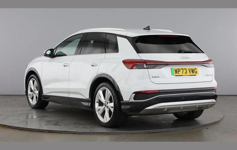 Used Audi Q4 e-tron S-Line 150 kW (204 HP) 2023 White SUV