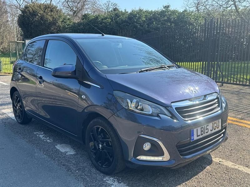 Used Peugeot 108 Allure 82 HP (60 kW) 2015 Blue Hatchback