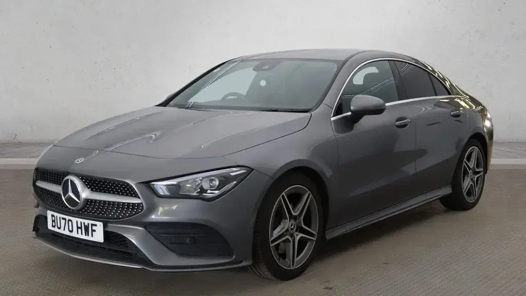 Used Mercedes CLA220 AMG line 190 HP (139 kW) 2020 Grey Coupe