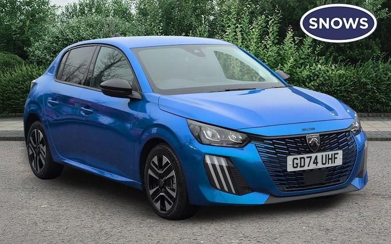 Used Peugeot 208 Allure 101 HP (74 kW) 2025 Blue Hatchback