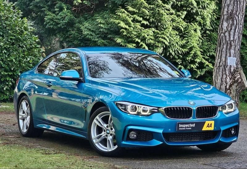 Blue Used 2018 BMW 420 M Sport Coupe | £16,850 (Fair price) - Image 1/3