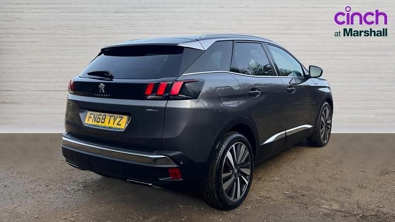 Used Peugeot 3008 GT-line 131 HP (96 kW) 2018 Grey SUV