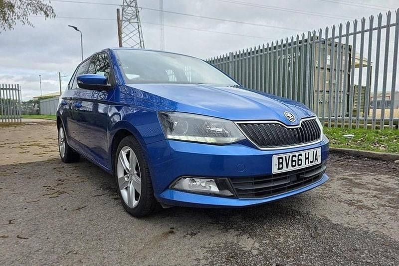 Used Skoda Fabia SE L 2016 Blue Hatchback