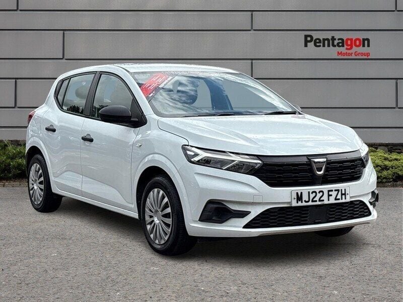 White Used 2022 Dacia Sandero Essentiel Hatchback | £7,950 - Image 1/4