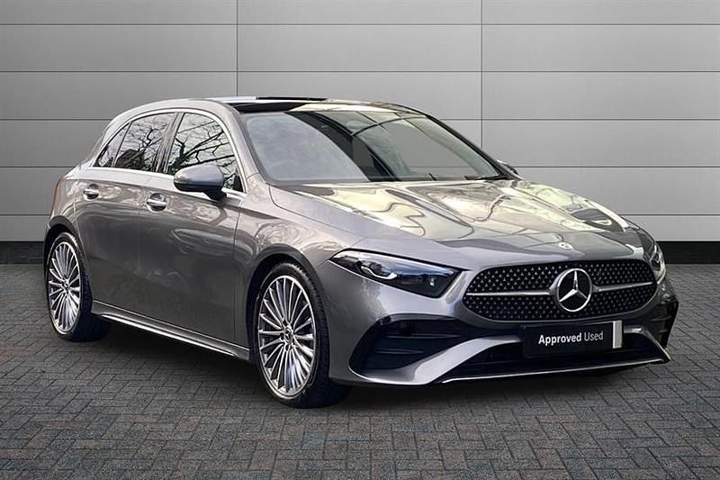 Used Mercedes A180 AMG Line Premium Plus 136 HP (100 kW) 2025 Mountain grey Hatchback