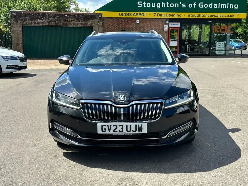 Used Skoda Superb SE L 150 HP (110 kW) 2023 Black Estate