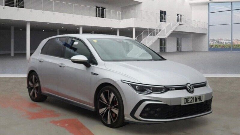 Silver Used 2021 VW Golf VIII GTD Hatchback | £23,599 (Fair price) - Image 1/4