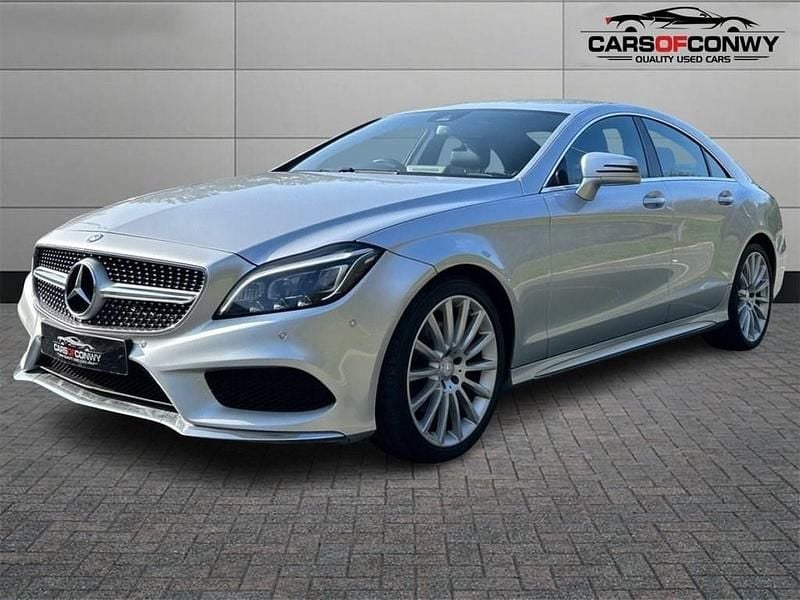 Used Mercedes CLS220 AMG line 177 HP (130 kW) 2015 Silver Coupe