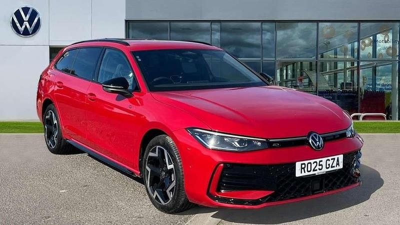 Red Used 2025 VW Passat R-line Estate | £34,658 - Image 1/4