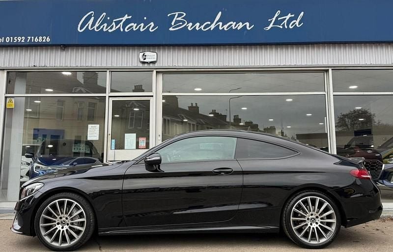 Used Mercedes C200 AMG Line Premium 184 HP (135 kW) 2017 Black Coupe