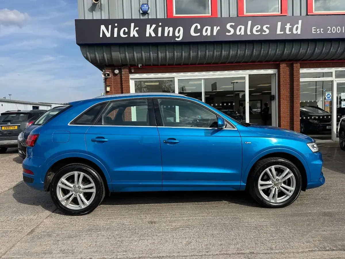 Used Audi Q3 S-Line 150 HP (110 kW) 2017 Blue SUV