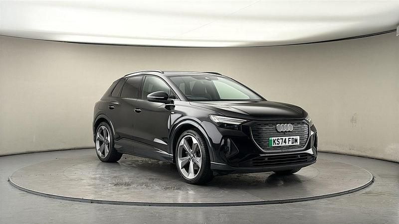 Used Audi Q4 e-tron Black Edition 125 kW (170 HP) 2024 Mythos black metallic/mythos black metallic SUV