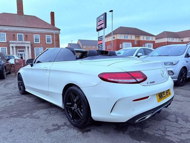Used Mercedes C300 AMG Line Premium 2019 White Cabriolet