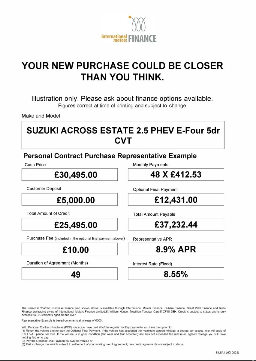 Used Suzuki Across 2024 Grey SUV