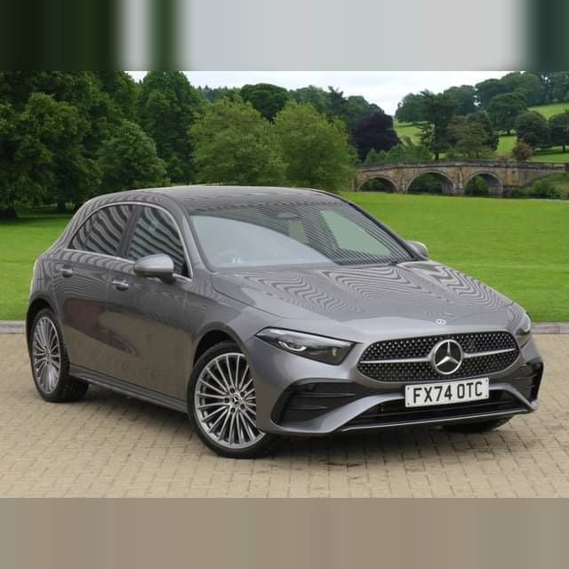 Mountain grey metallic Used 2024 Mercedes A250 AMG Line Premium Plus Hatchback | £31,800 - Image 1/4