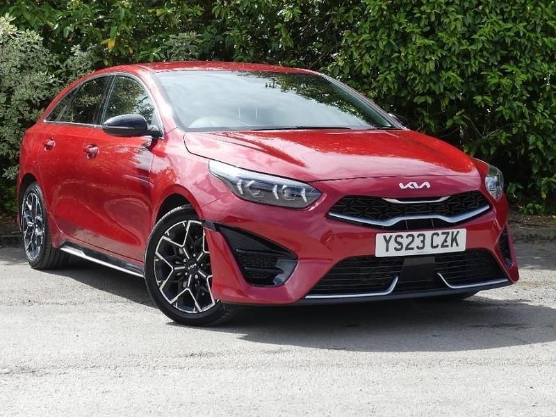 Red Used 2023 Kia ProCeed GT-Line Hatchback | £17,432 (Fair price) - Image 1/4
