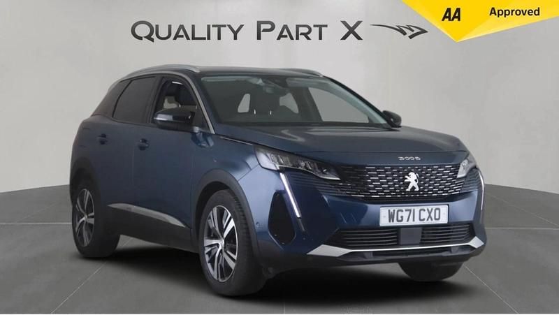 Used Peugeot 3008 Allure Premium 2021 Blue SUV