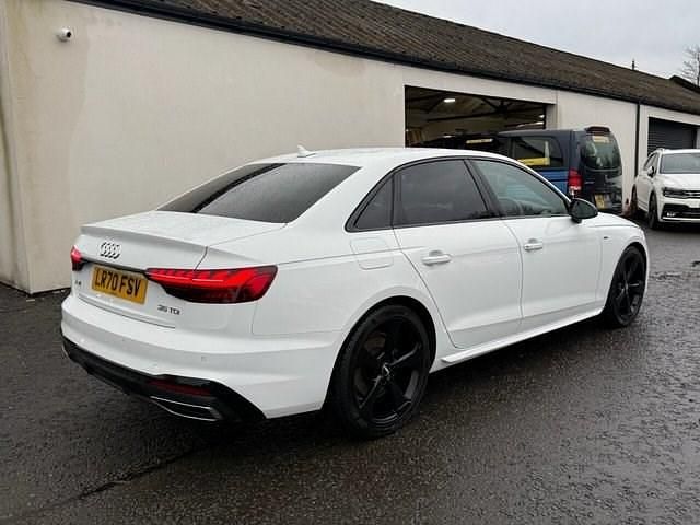 Used Audi A4 Black Edition 163 HP (119 kW) 2020 White Sedan