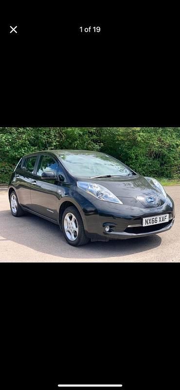 Black Used 2016 Nissan Leaf Acenta Hatchback | £3,995 (A bit pricey) - Image 1/4